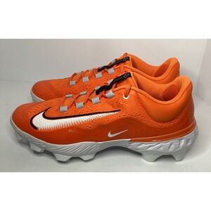 Nike Alpha Huarache Elite Baseball Cleats Orange Men's Size 12 FN72222-800
